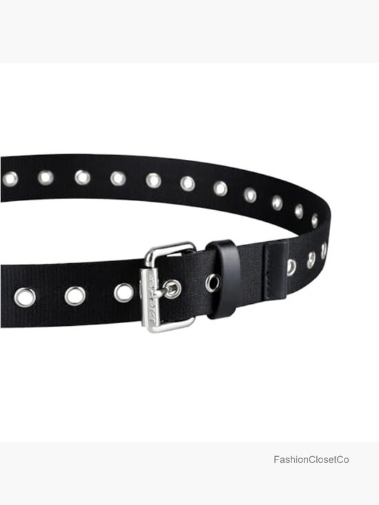 Grommet Web Belt with Roller Buckle Fully Adjustable main image 5